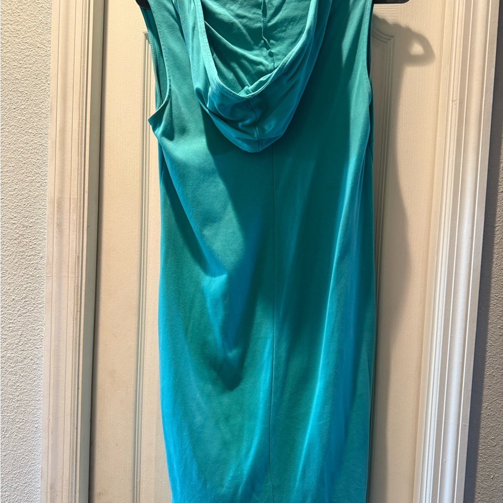 Sleeveless Turquoise Dress